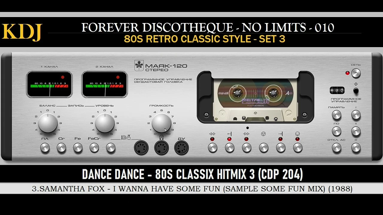 80s classix Mix 3 (Forever Discotheque 10) (KDJ CDP 204 - 2025)